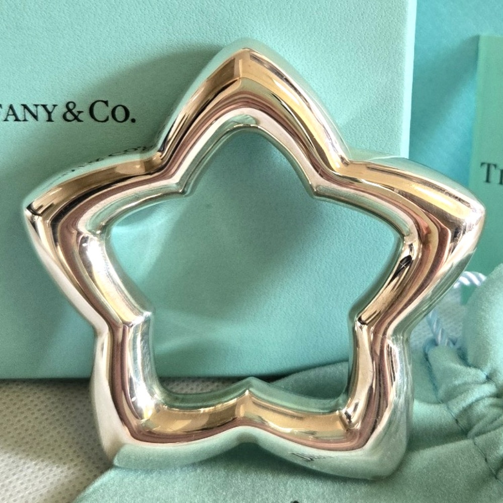 Tiffany & Co. Sterling Silver Star Baby Rattle